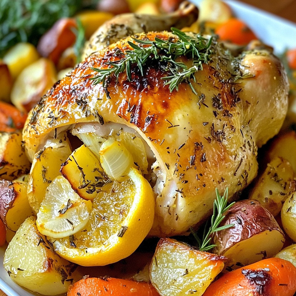 Lemon Herb Roasted Chicken Flavorsome Family Meal