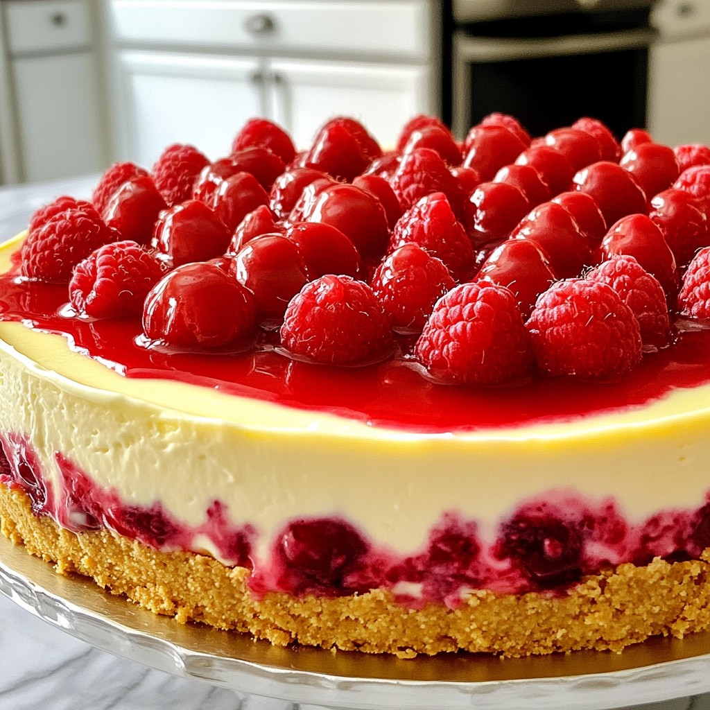 Raspberry White Chocolate Cheesecake Delightful Recipe