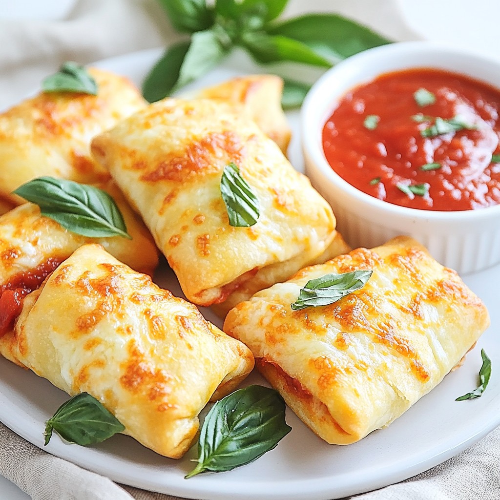 Air Fryer Margherita Pizza Rolls Quick and Tasty Snack