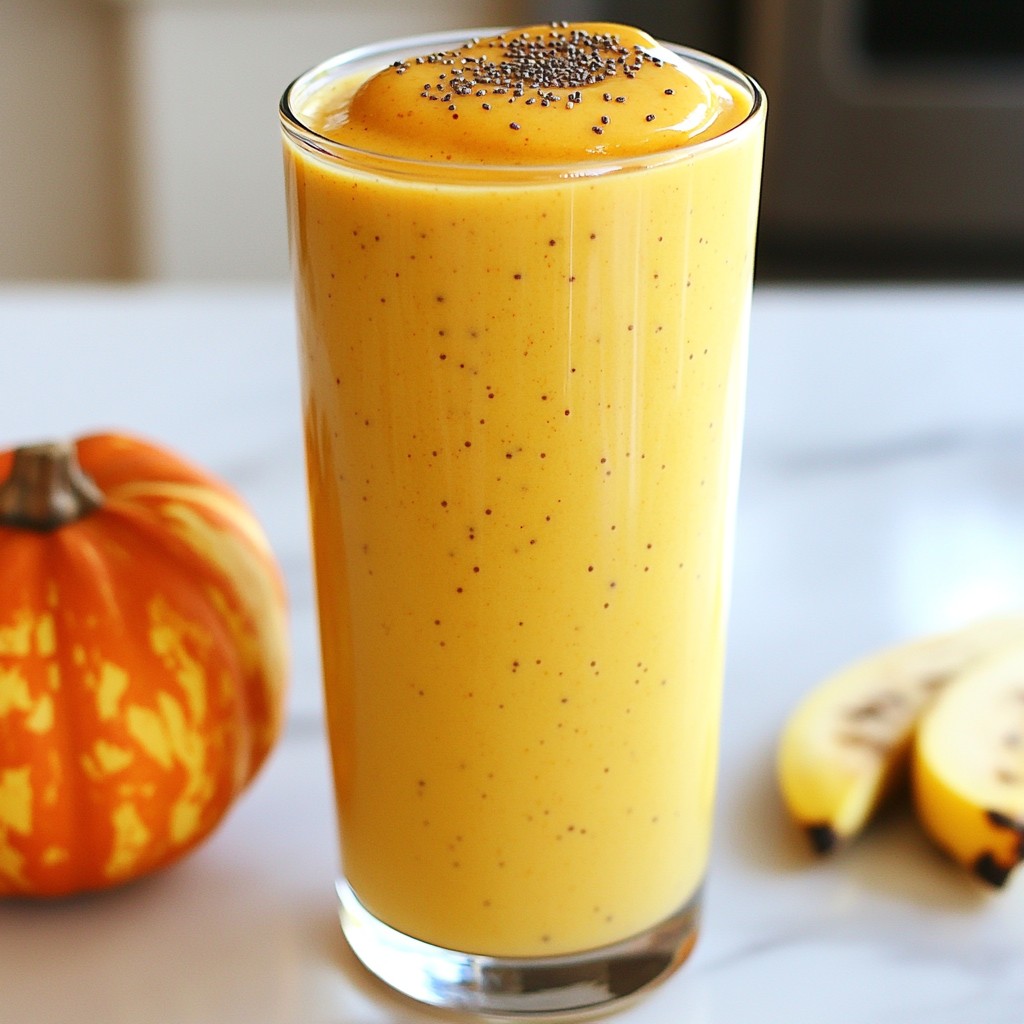 Pumpkin Spice Protein Smoothie Simple and Tasty Treat