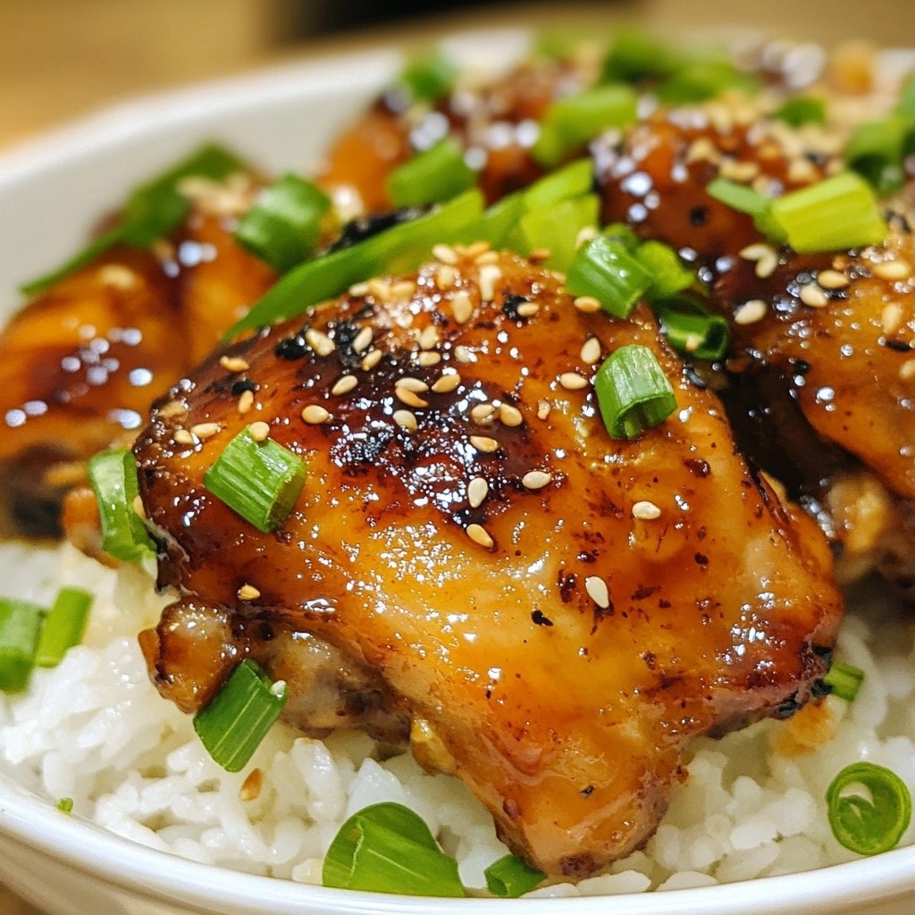 Simple Dinner Teriyaki Chicken Thighs Recipe