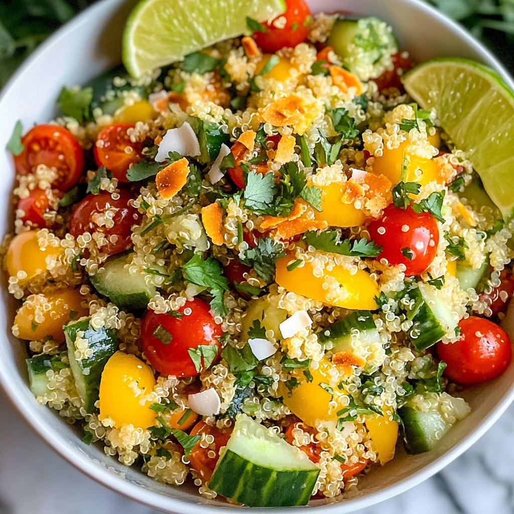 Coconut Lime Quinoa Salad Fresh and Flavorful Recipe