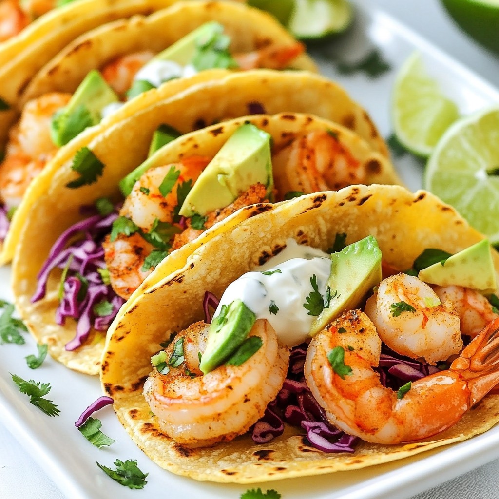 Cilantro Lime Shrimp Tacos Flavorful and Quick Meal