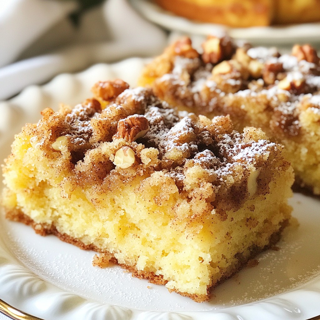 Cinnamon Streusel Coffee Cake Delicious and Easy Recipe