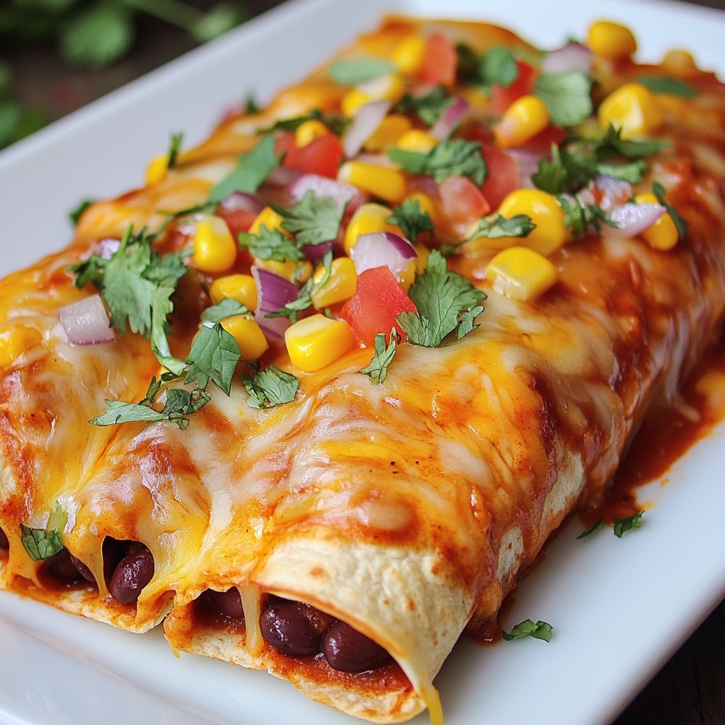 Spicy Black Bean Enchiladas Tasty and Easy Recipe