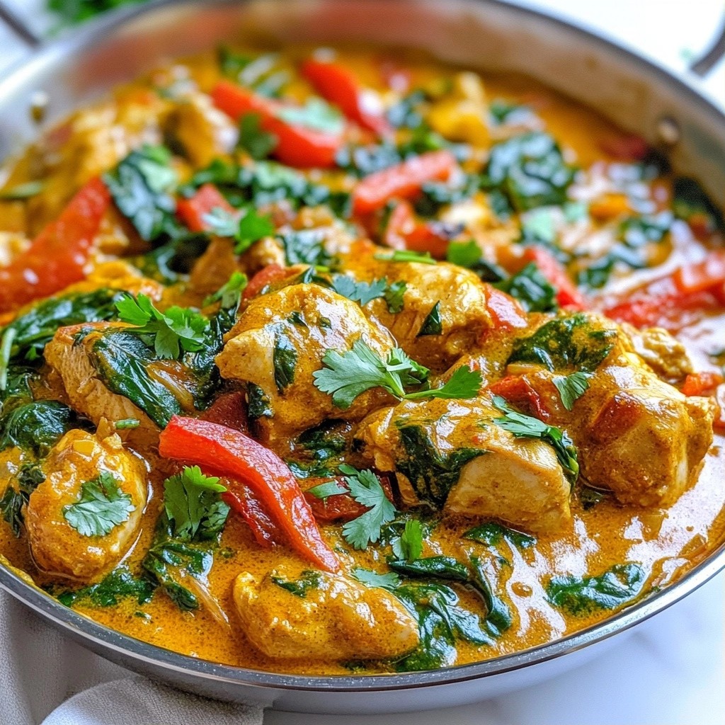 Flavorful Family Dinner Chicken Masala Skillet Dish