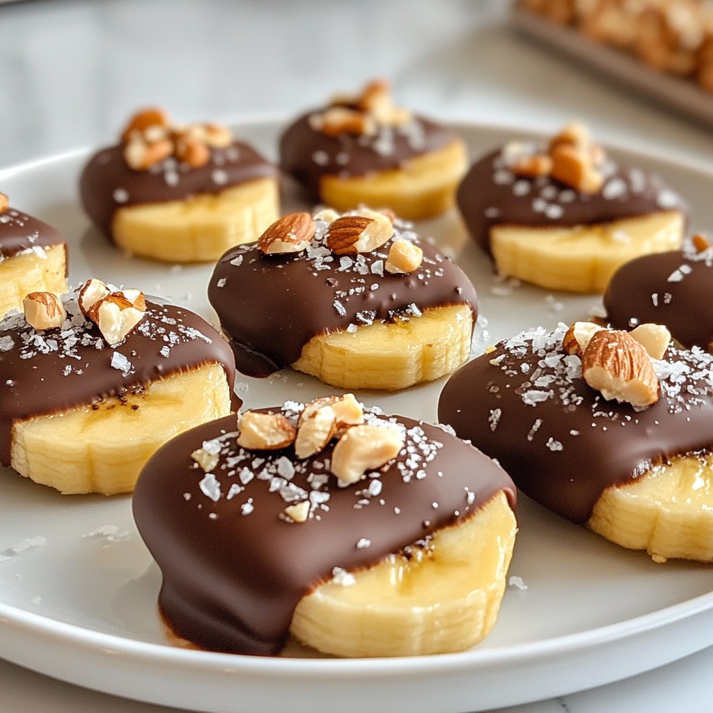 Chocolate Covered Banana Bites Simple and Fun Treat