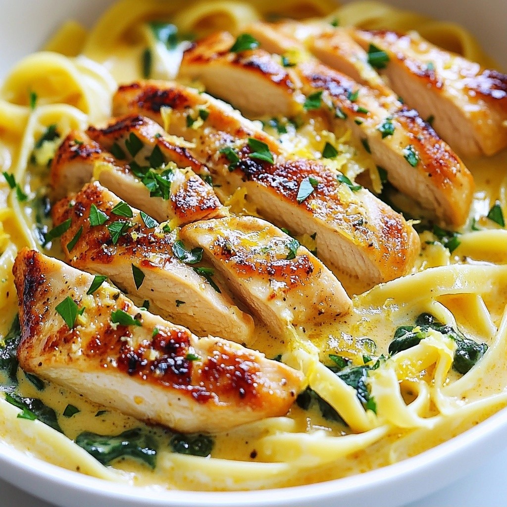 Creamy Lemon Chicken Pasta Family Dinner Delight