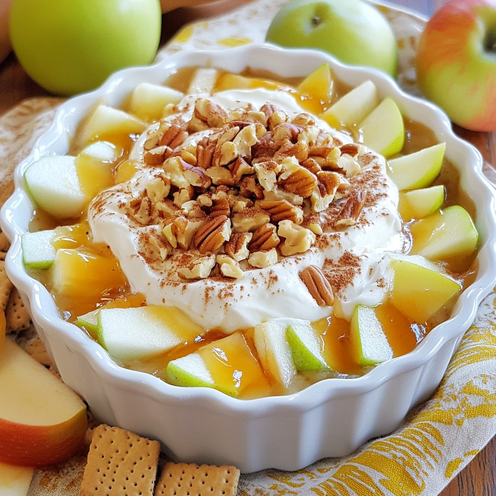 Caramel Apple Cheesecake Dip Irresistible Fall Treat