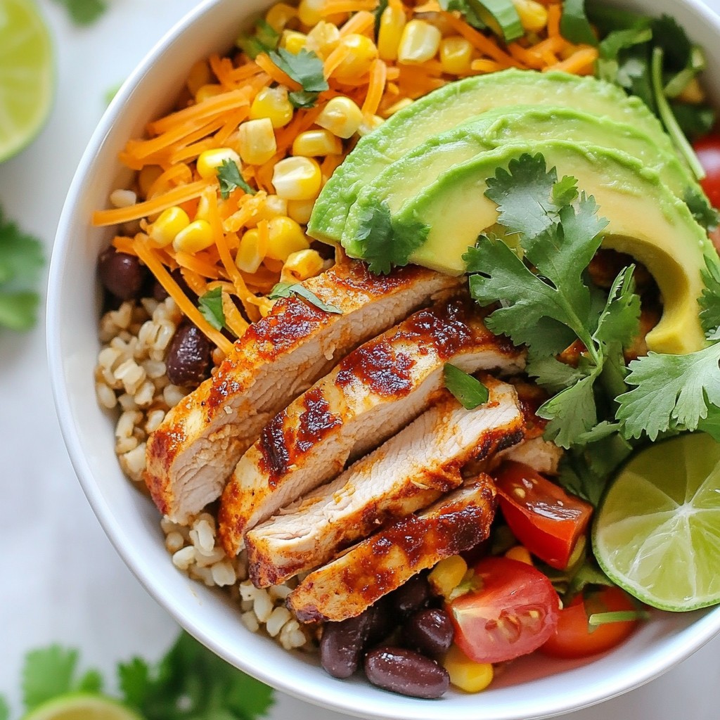 Prep-Ahead Dinner Spicy Chicken Burrito Bowls Quick