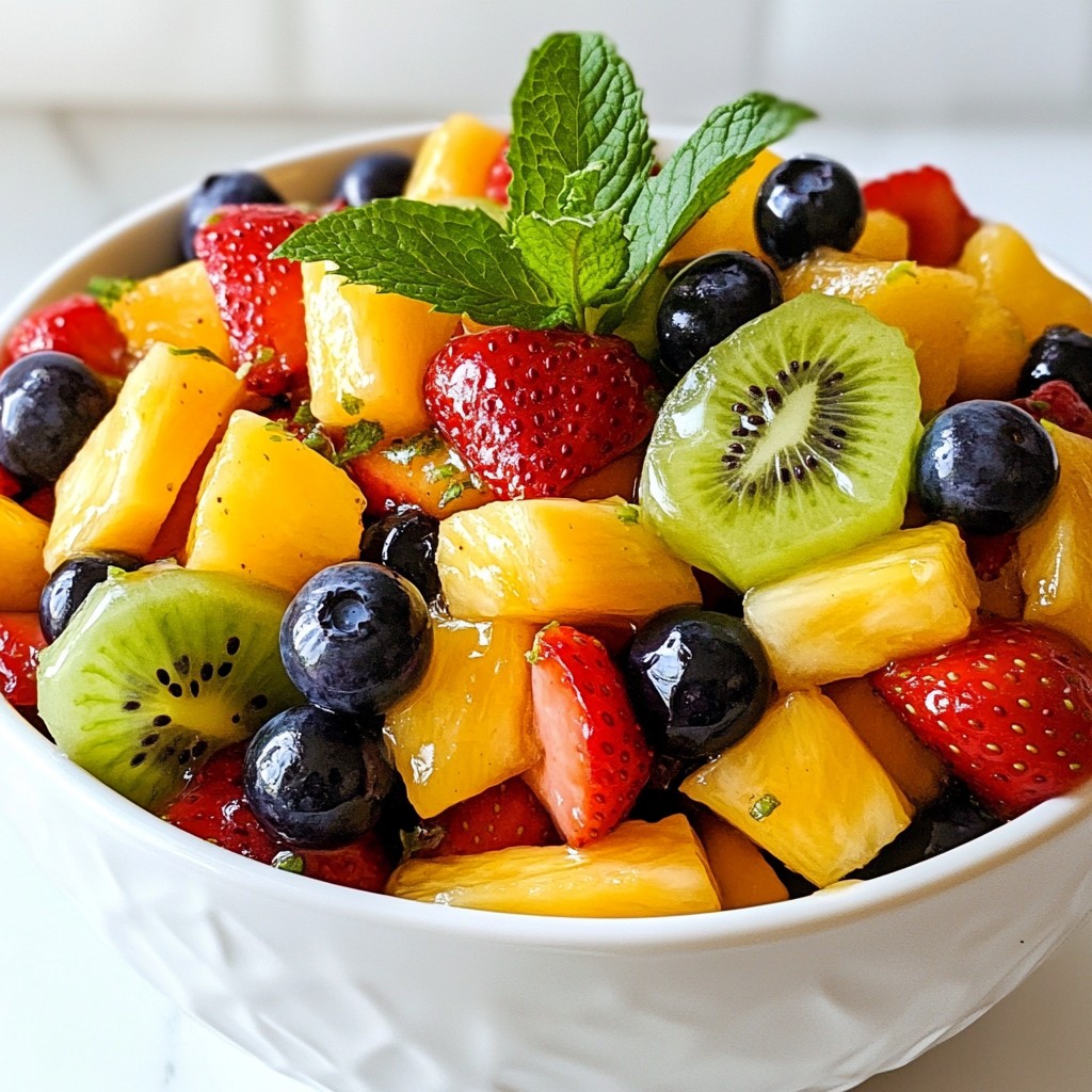 Honey Lime Fruit Salad Refreshing and Simple Delight