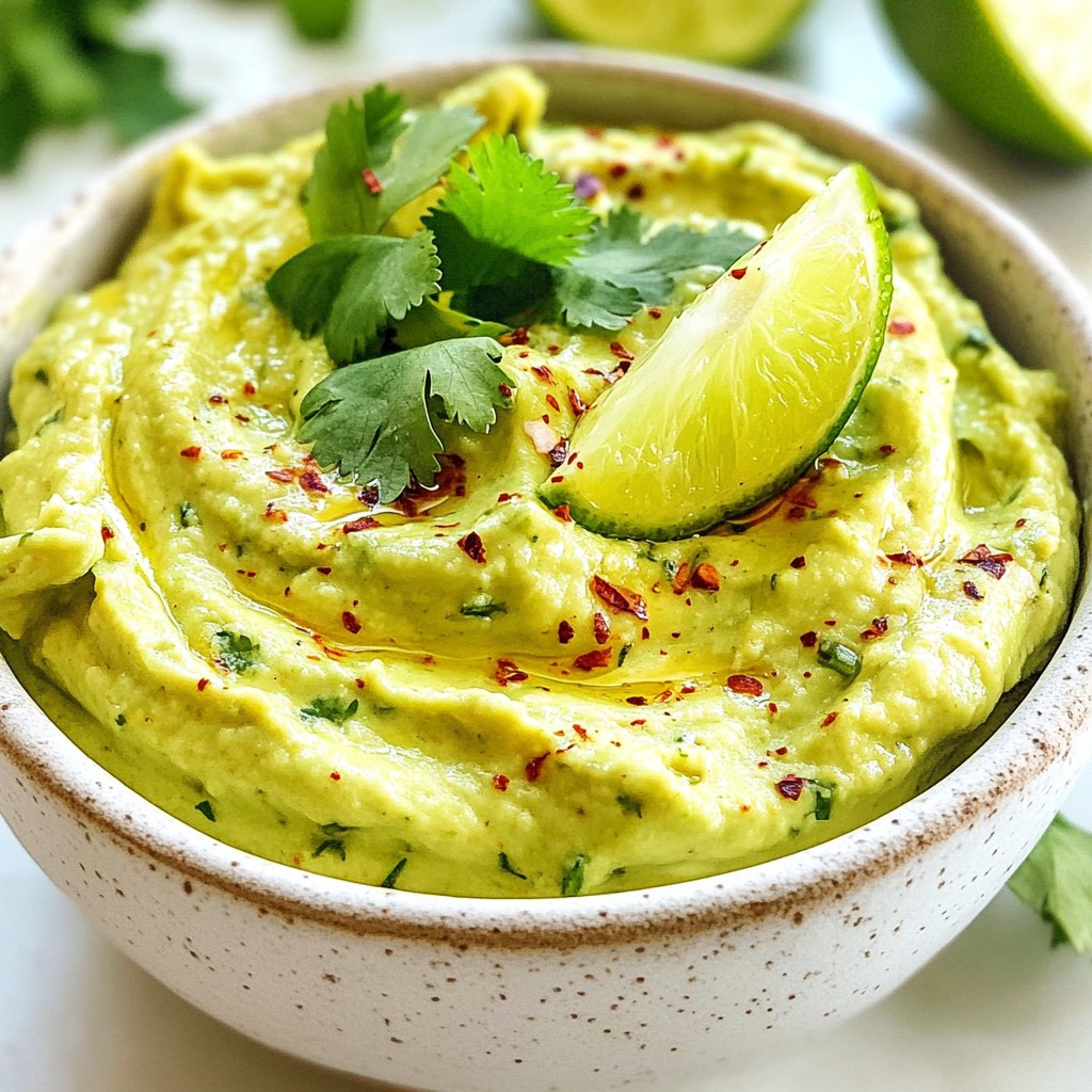 Avocado Cilantro Lime Dip Simple and Tasty Recipe
