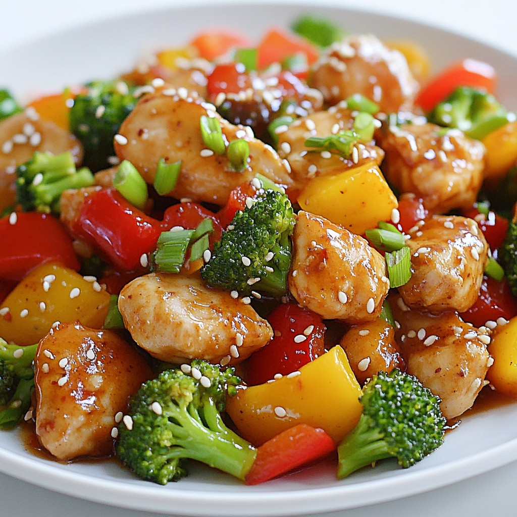 Thai Sweet Chili Chicken Stir Fry Flavorful Delight