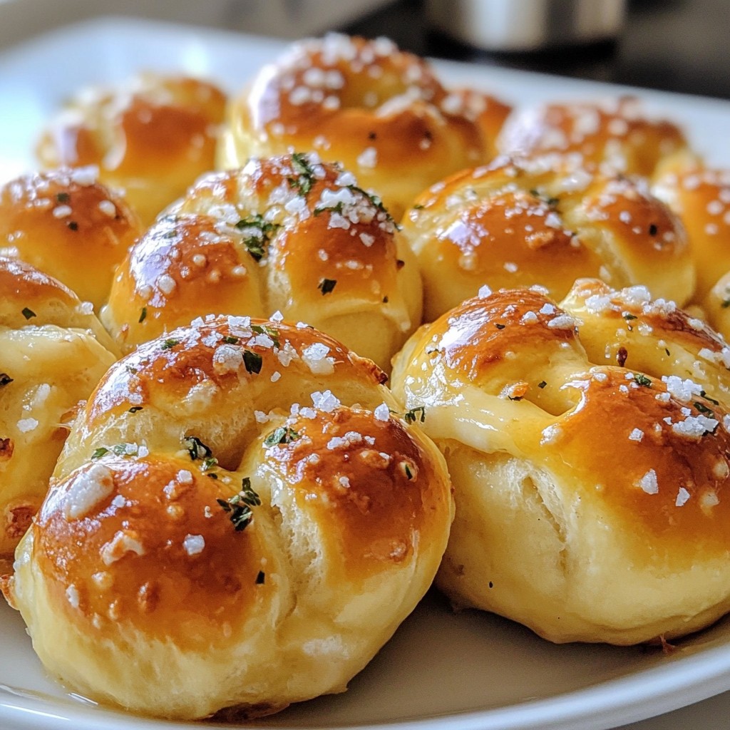 Garlic Parmesan Pretzel Bites Tasty Snack Recipe