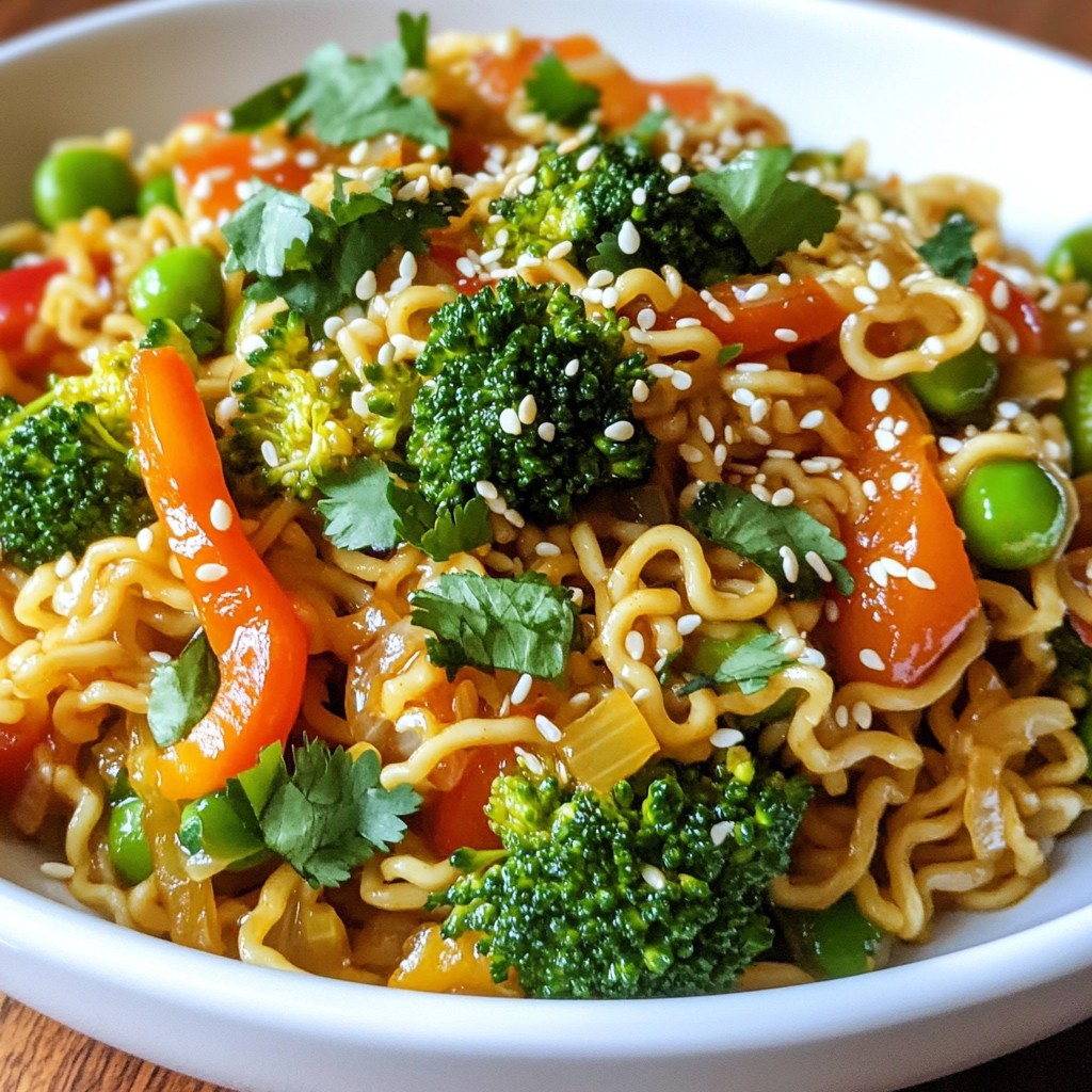 Spicy Sriracha Ramen Stir Fry Flavorful Quick Meal