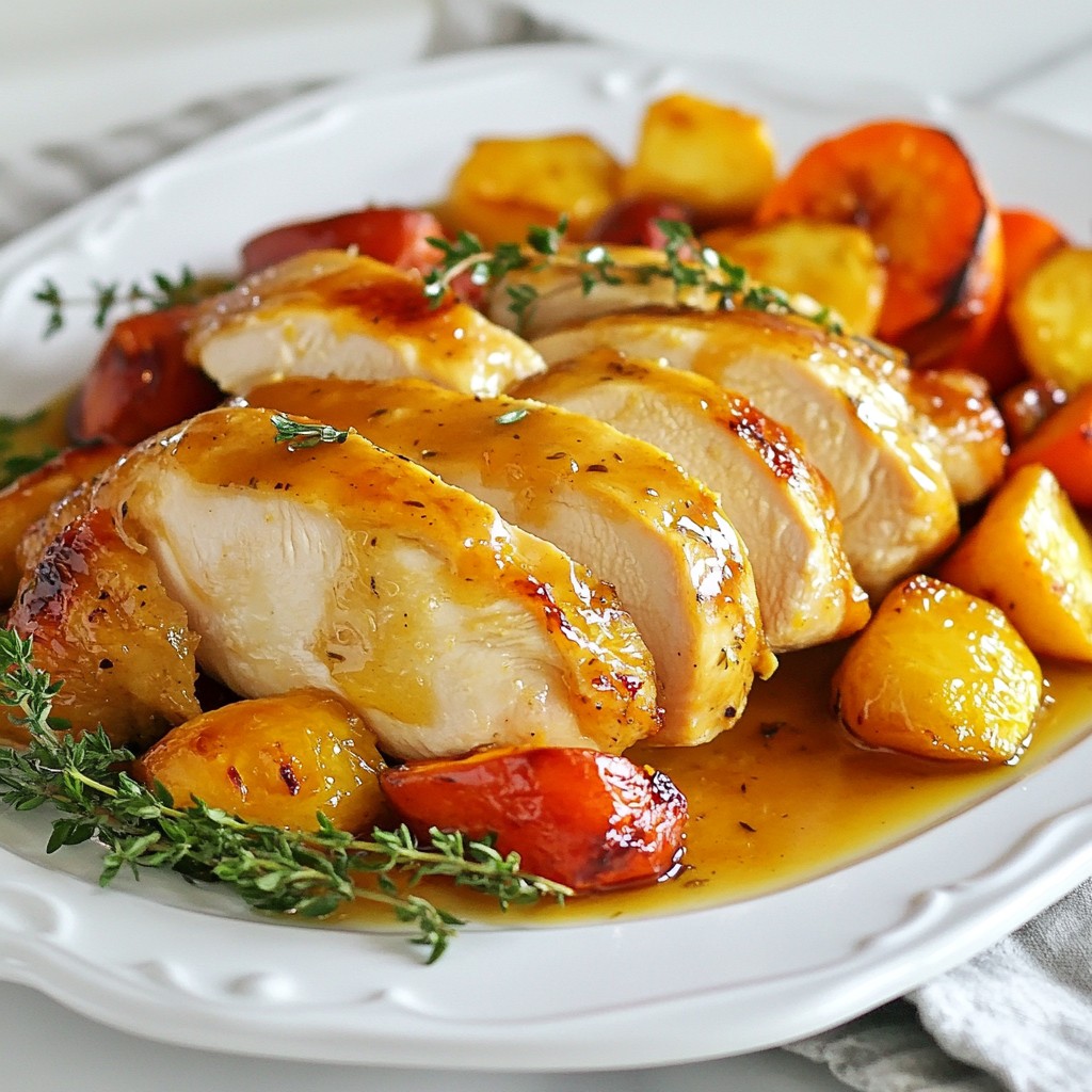 Maple Mustard Glazed Chicken Tasty and Simple Recipe