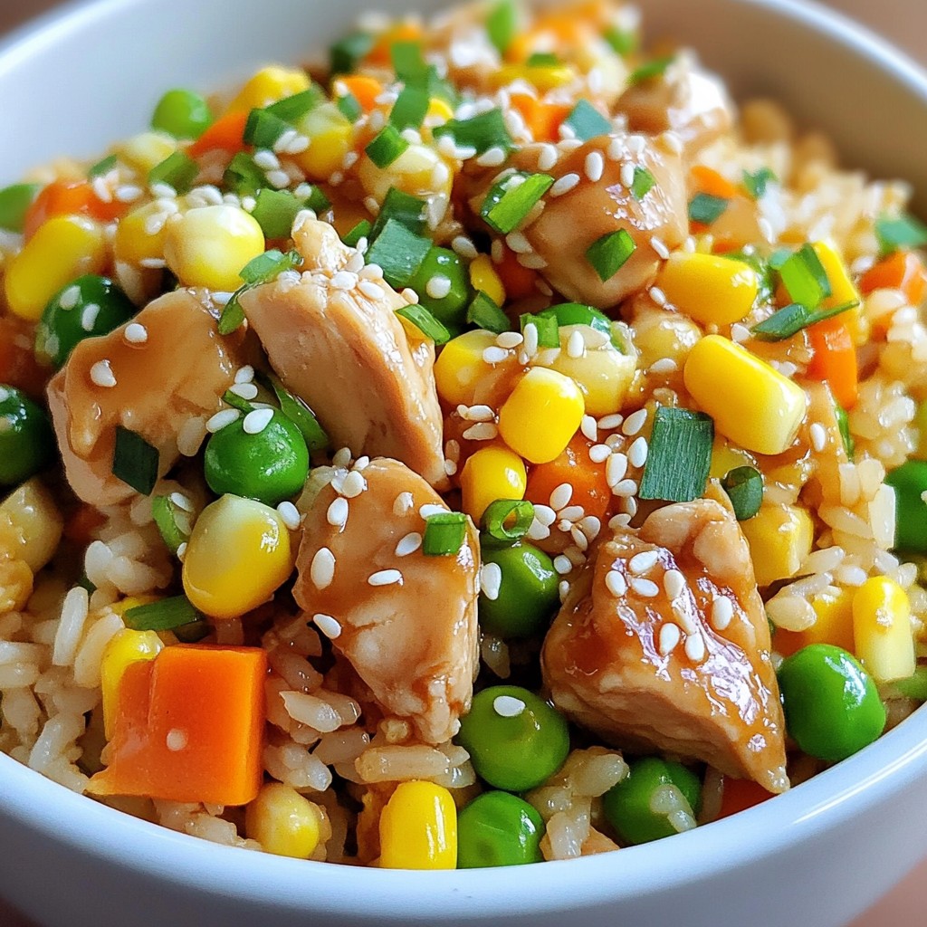 Teriyaki Chicken Fried Rice Flavorful One-Pan Meal