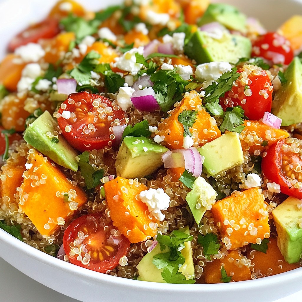 Roasted Sweet Potato Quinoa Salad Tasty and Healthy