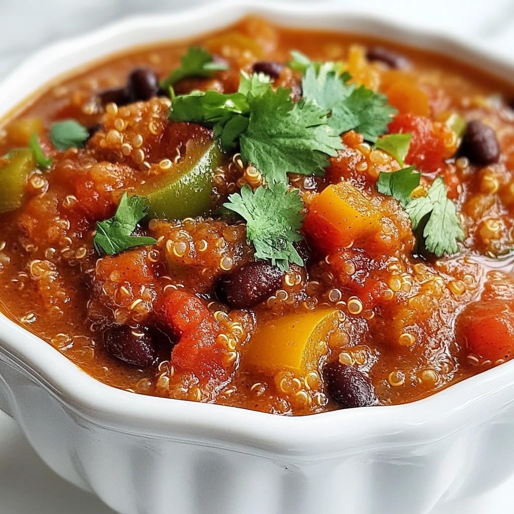 Veggie Packed Quinoa Chili Flavorful and Nutritious