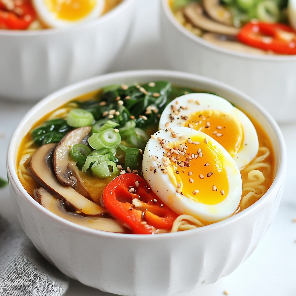 Spicy Sriracha Ramen Soup Flavorful Comfort Bowl