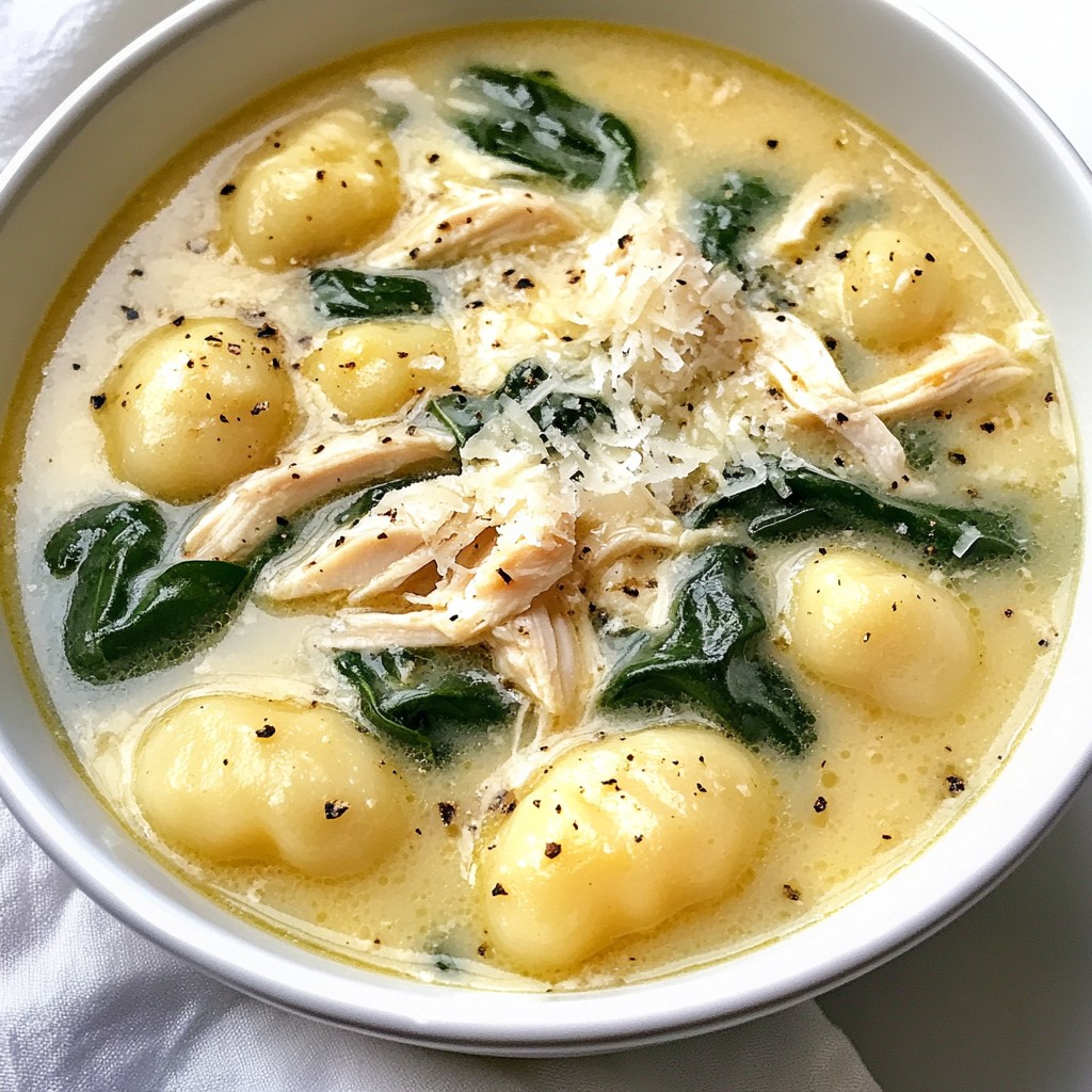 Creamy Chicken Gnocchi Soup Hearty and Comforting Bowl