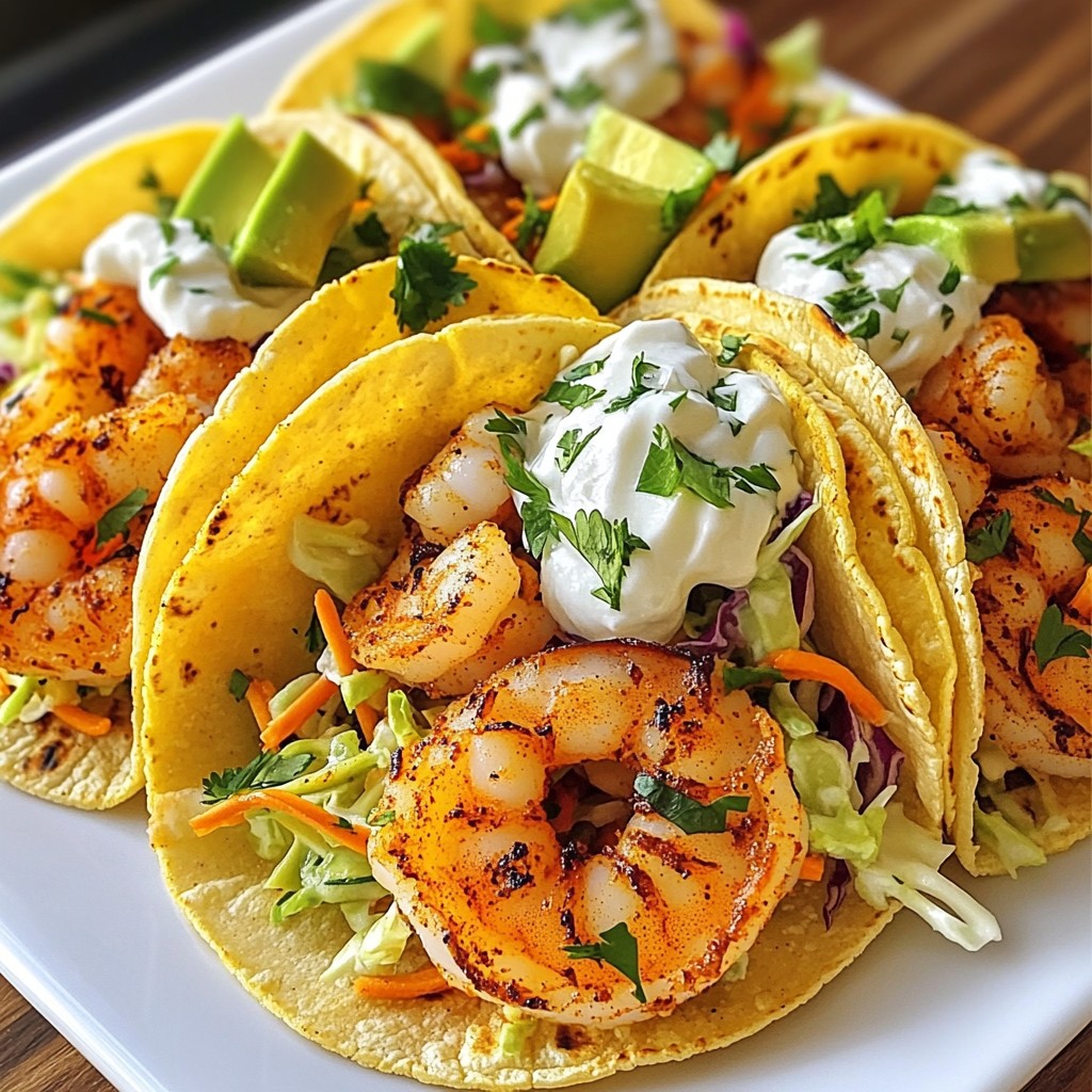 Spicy Cajun Shrimp Tacos Flavorful and Easy Meal