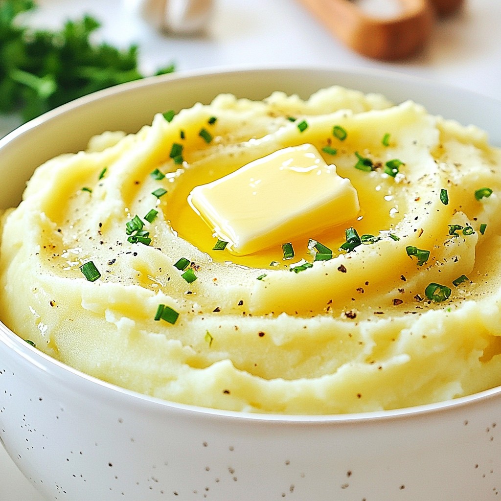 Garlic Herb Mashed Potatoes Creamy Comfort Dish