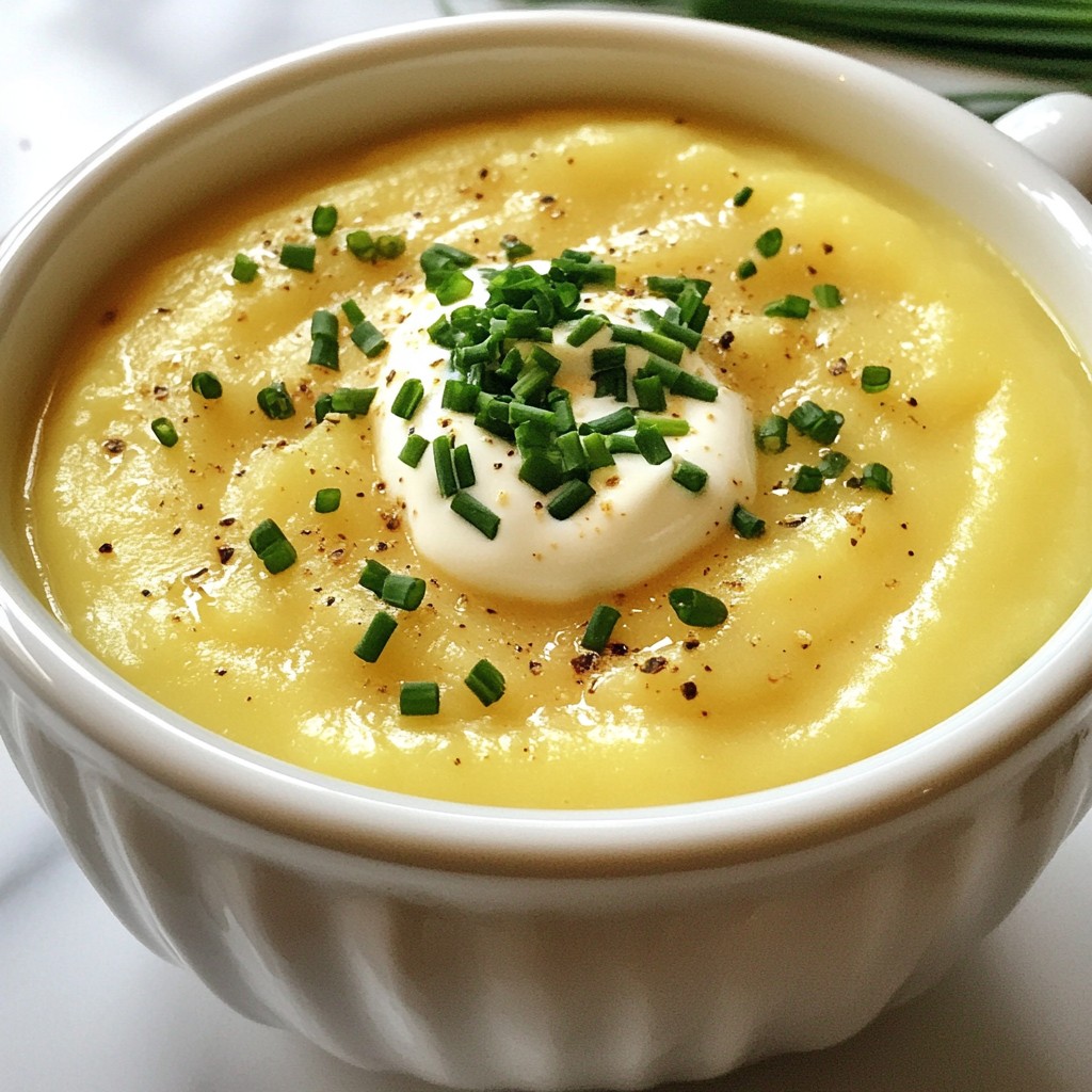 Creamy Roasted Garlic Potato Soup Comforting Delight