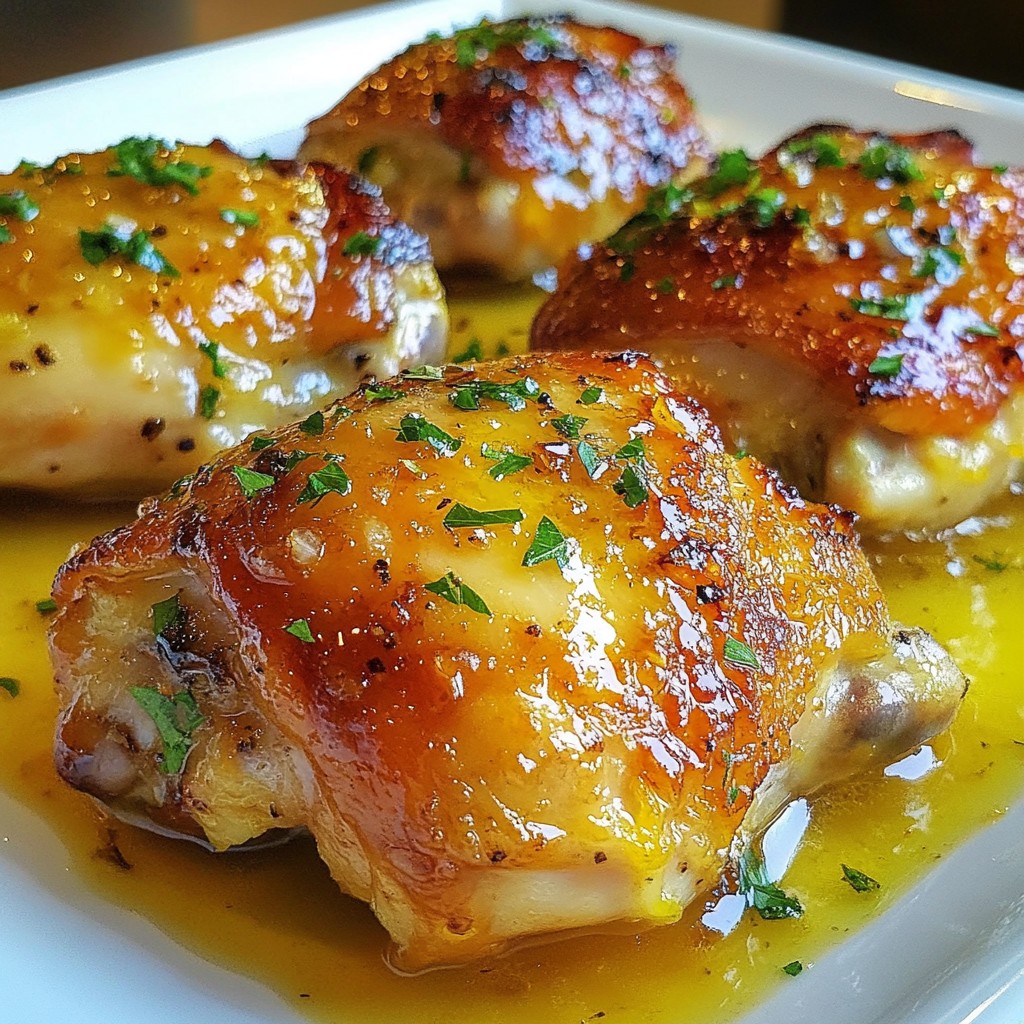 Lemon Garlic Chicken Thighs Flavorful and Easy Recipe