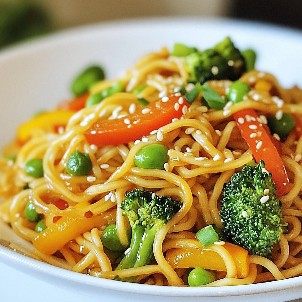 Veggie Lo Mein Flavorful and Quick Weeknight Meal