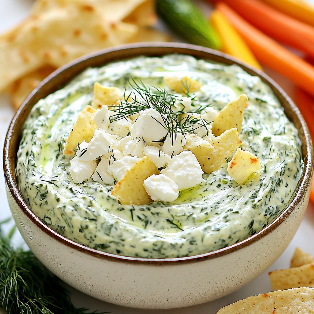 Creamy Spinach Feta Dip Flavorful Party Snack