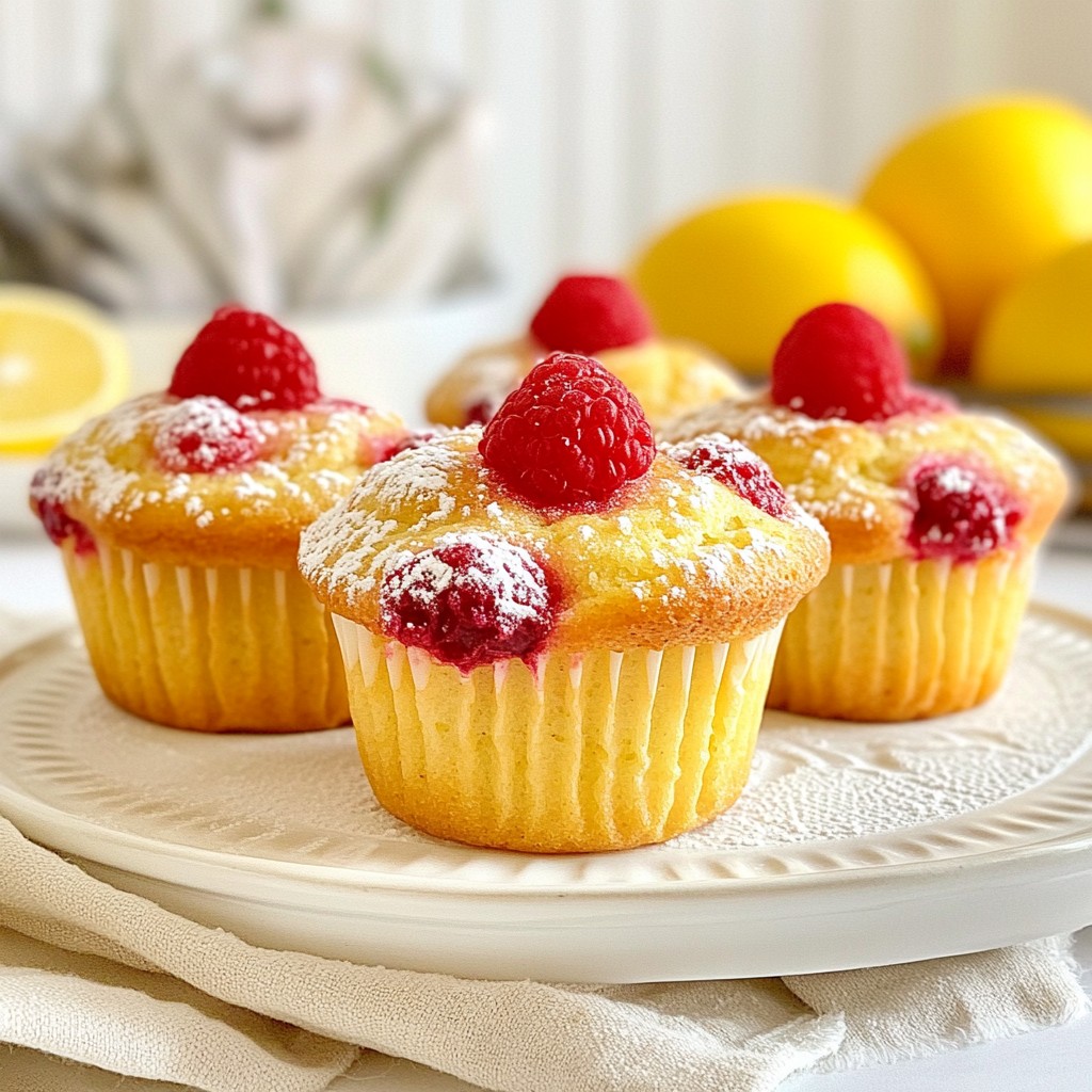 Raspberry Lemonade Muffins Delightfully Soft Treat