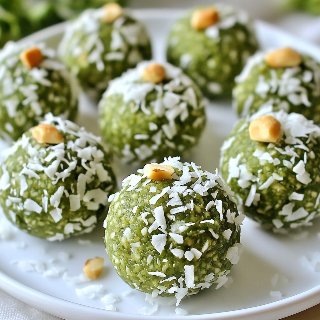 Matcha Coconut Energy Balls Nutritious and Tasty Snack