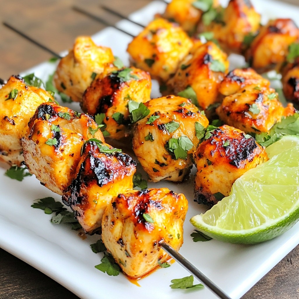 Sriracha Lime Chicken Skewers Zesty and Flavorful Dish