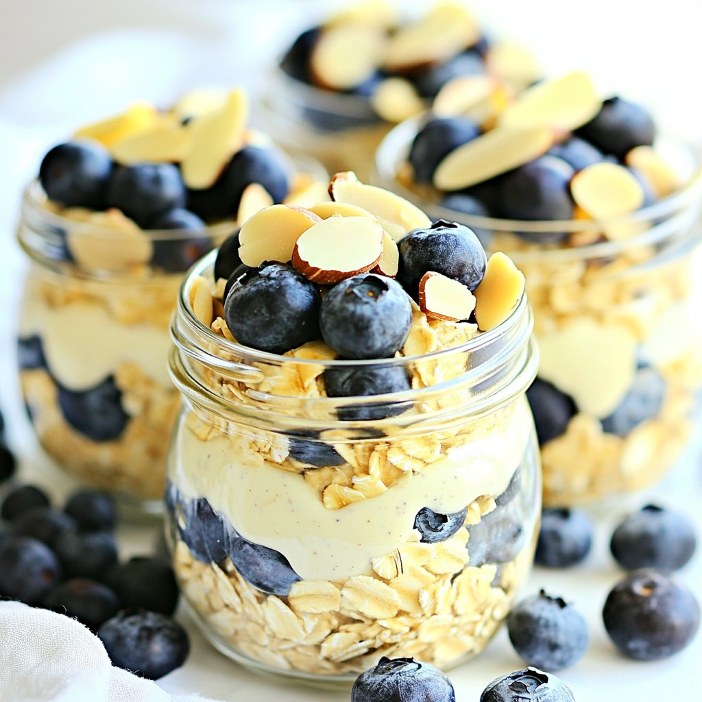 Blueberry Almond Overnight Oats Fresh and Healthy Recipe