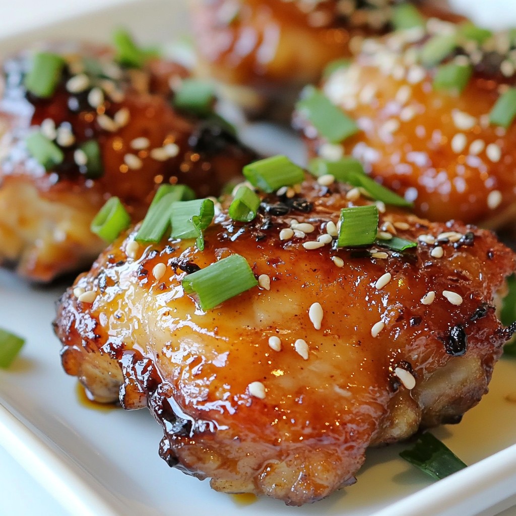 Spicy Honey Garlic Chicken Thighs Flavorful and Easy