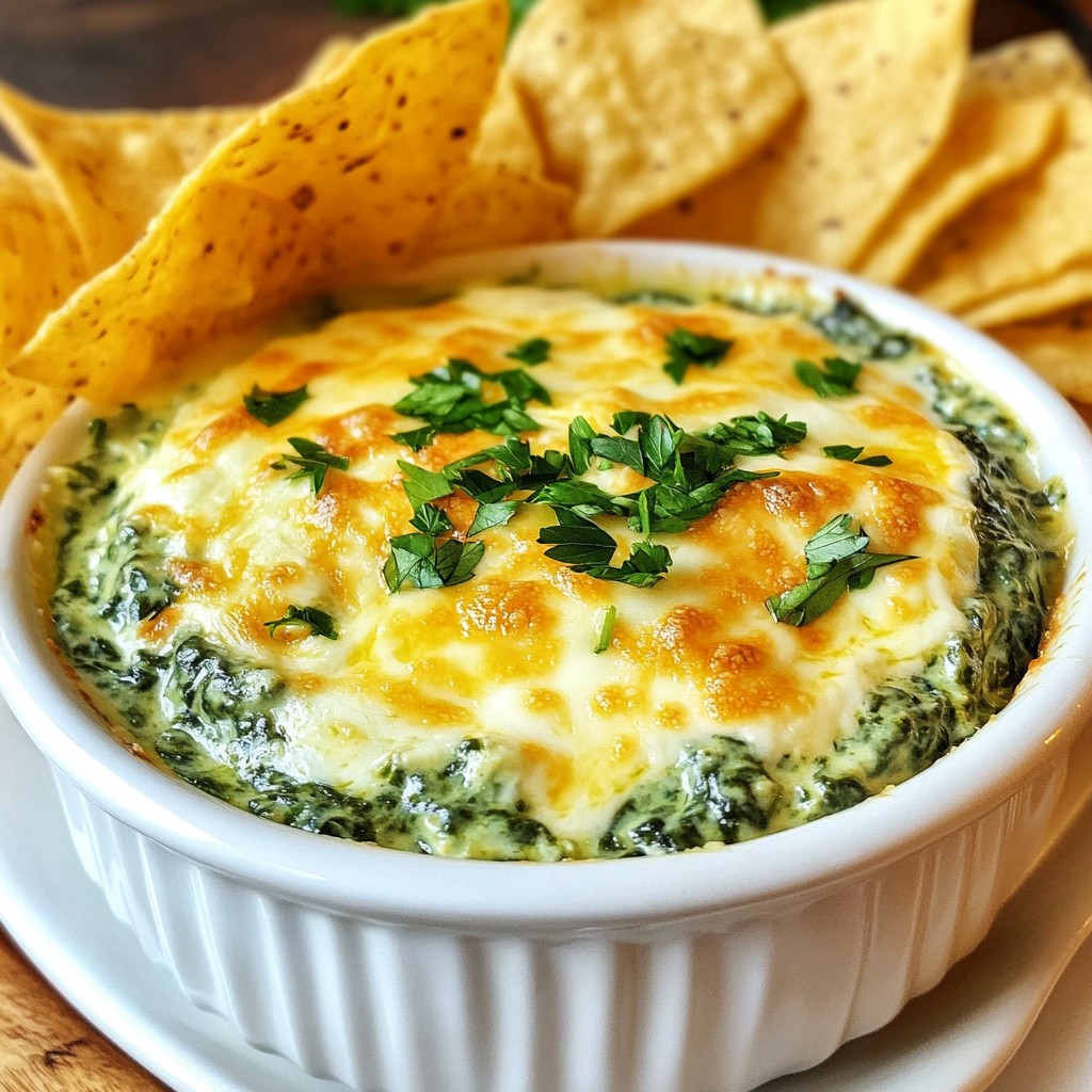 Creamy Spinach Parmesan Dip Perfect Appetizer Delight