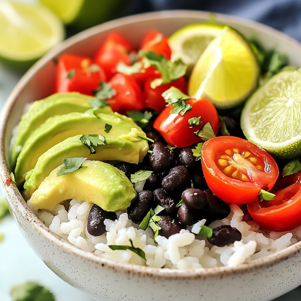 Coconut Lime Rice Bowls Flavorful Healthy Delight