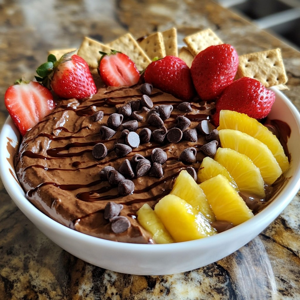 Brownie Batter Dessert Hummus Tasty and Simple Treat