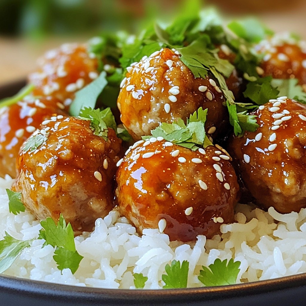 Teriyaki Turkey Meatballs Flavorful and Simple Recipe