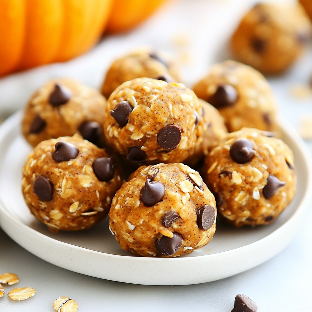 Pumpkin Spice Energy Bites Energizing Snack Recipe