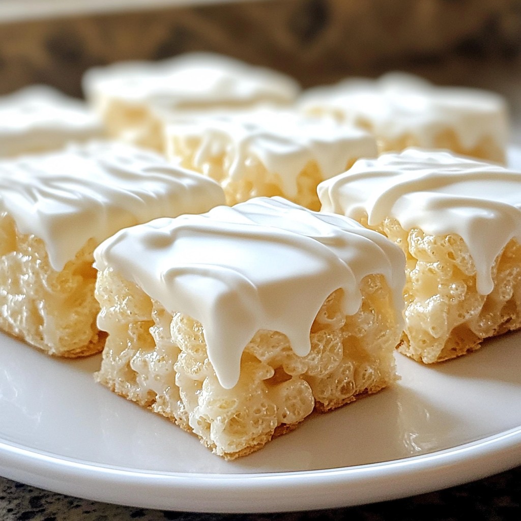 Vanilla Bean Rice Krispie Treats Simple and Sweet Snack