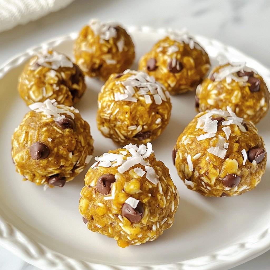 Pumpkin Spice Energy Bites Flavorful and Nutritious