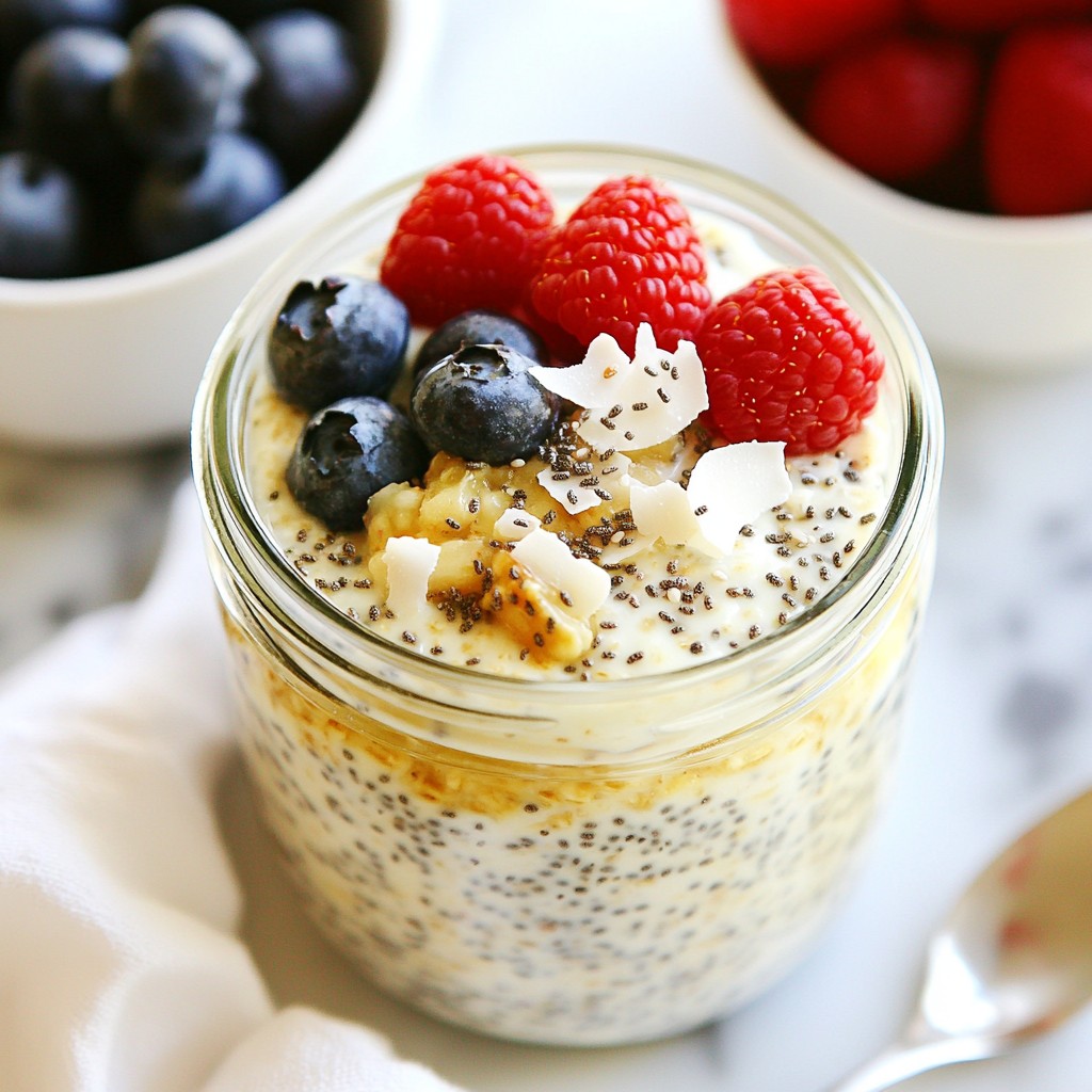 Berry Coconut Overnight Oats Flavorful Breakfast Boost