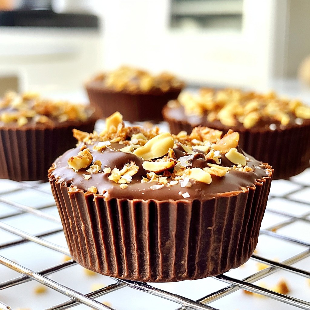 Chocolate Peanut Butter Oatmeal Cups Simple Treat
