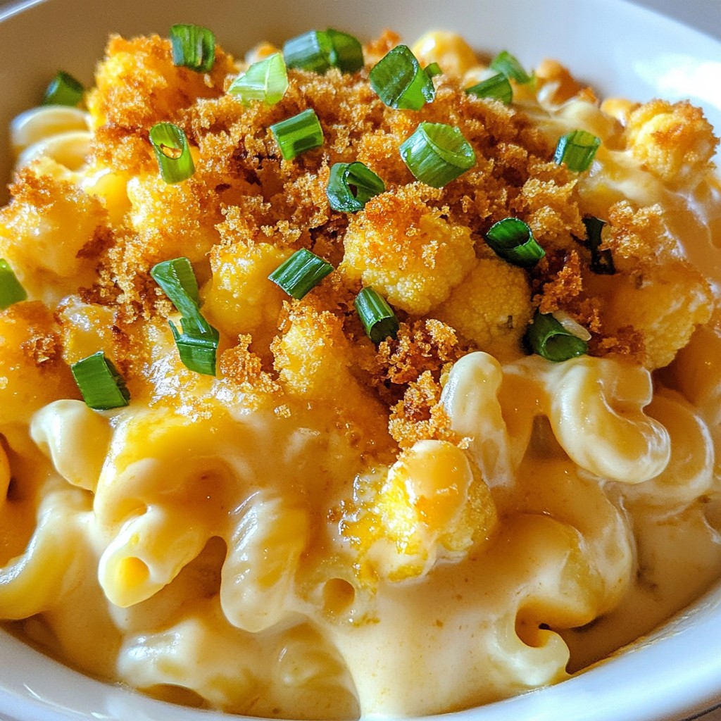 Buffalo Cauliflower Mac and Cheese Flavorful Comfort Dish