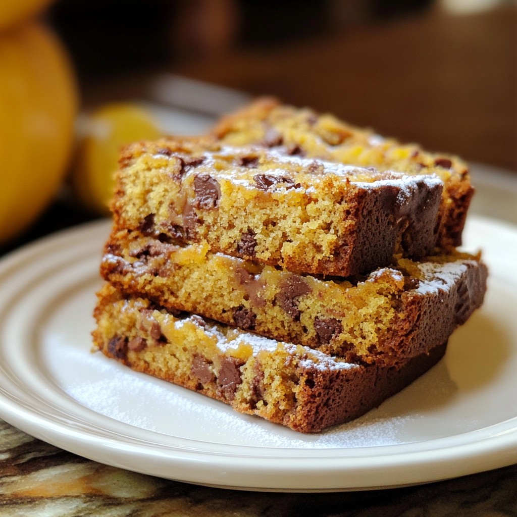 Chocolate Chip Pumpkin Bread Moist and Flavorful Treat