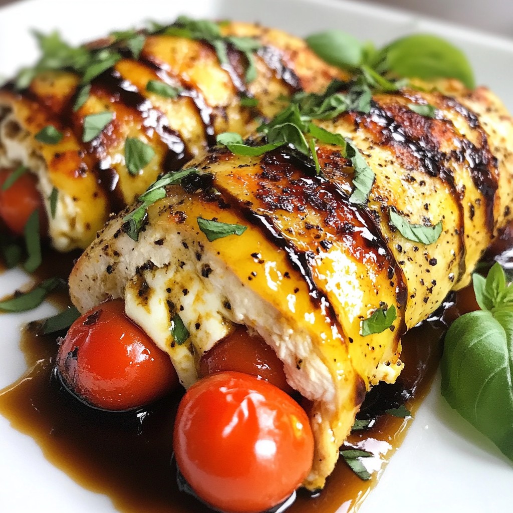 Caprese Stuffed Chicken Breast Juicy and Flavorful Dish