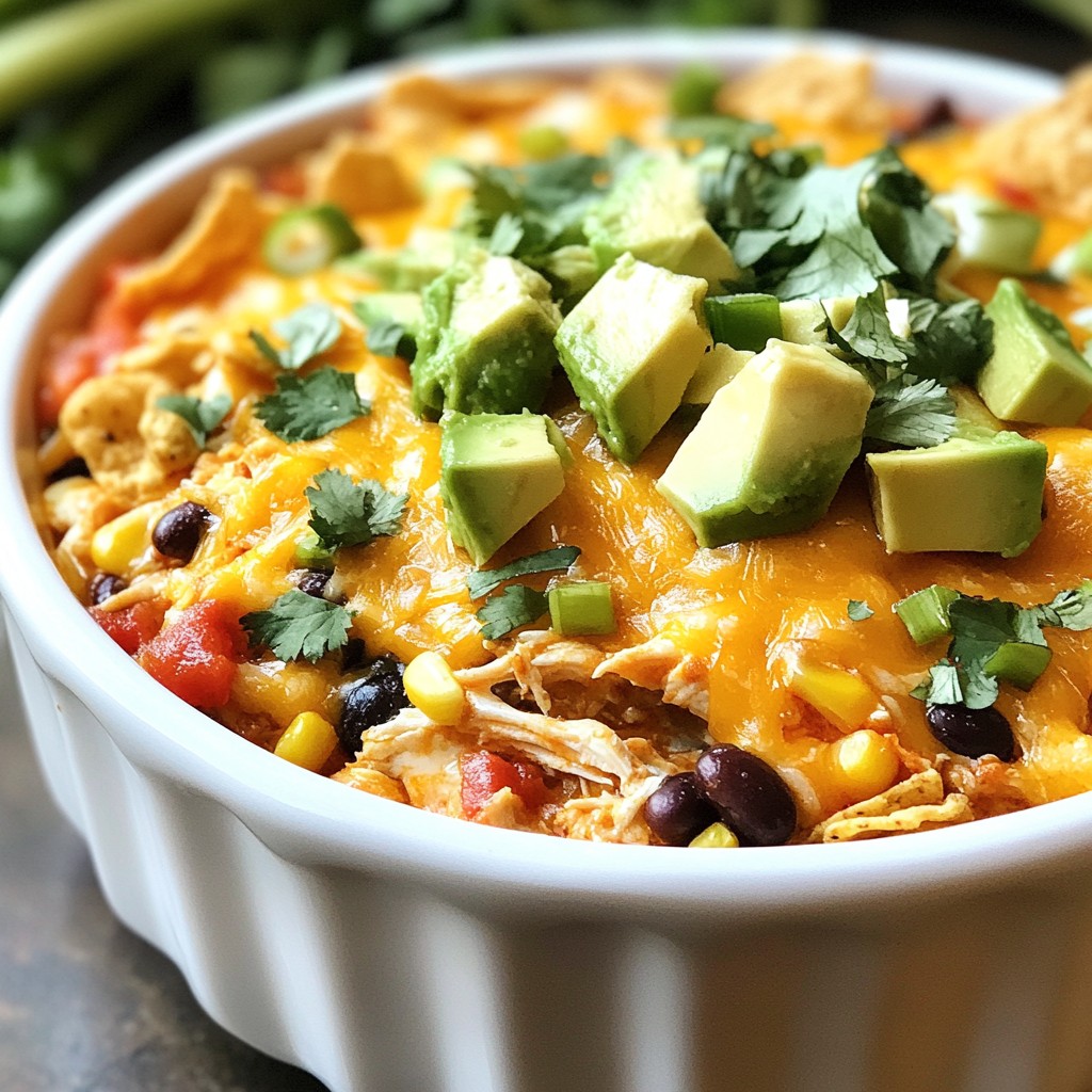 Chicken Taco Casserole Delight for Easy Dinners