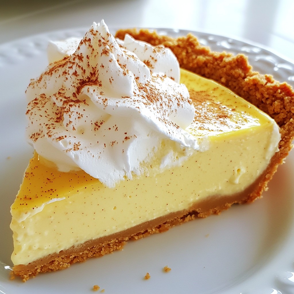 Eggnog Cream Pie Comforting Holiday Dessert Recipe